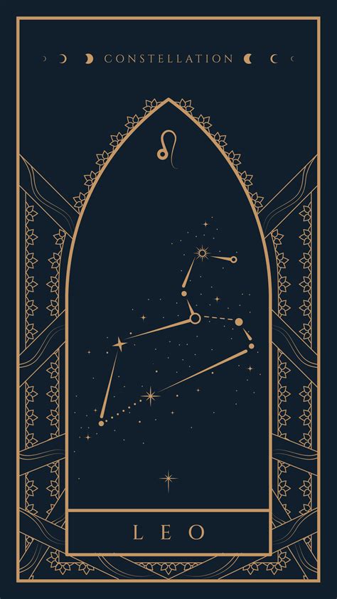 Leo Constellation Zodiac Illustration 25679098 Vector Art at Vecteezy