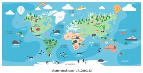 9,439 Continents for children Images, Stock Photos & Vectors | Shutterstock