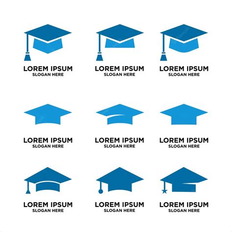 Premium Vector | Set of education logo design templates, educational ...