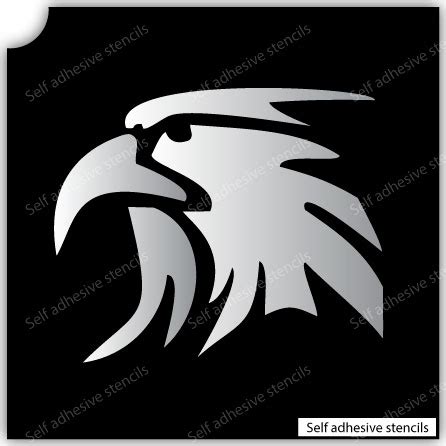 Powerful Eagle Stencil – Self Adesive Stencil & Laser Cut Stencil Canada