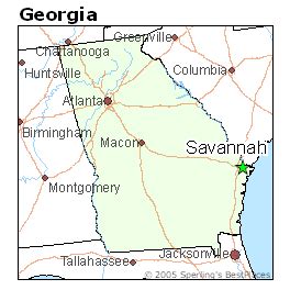 Best Places to Live in Savannah, Georgia