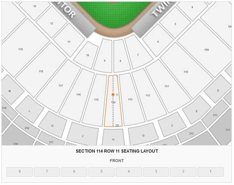 Target Field Seating Chart With Rows And Seat Numbers | Review Home Decor