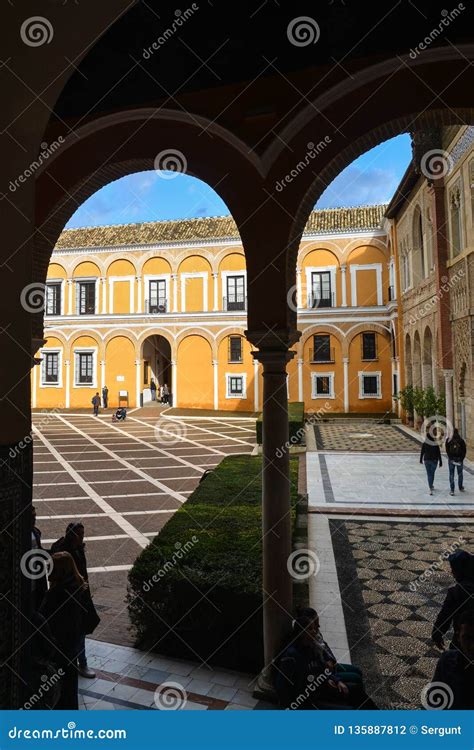 Seville Alcazar editorial photography. Image of historic - 135887812