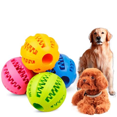 Extra Tough Rubber Ball Toy Pet Dog Toys Funny Interactive Elasticity ...