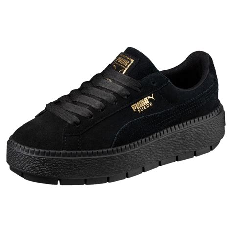 Lyst - Puma Suede Platform Rugged Shoe Black in Black