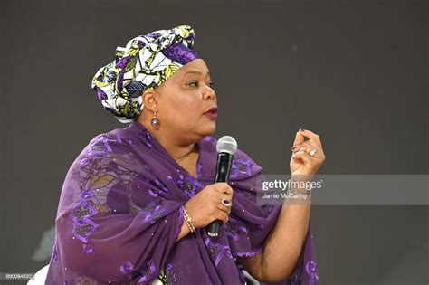 Women of Liberia Mass Action for Peace leader Leymah Gbowee speaks ...