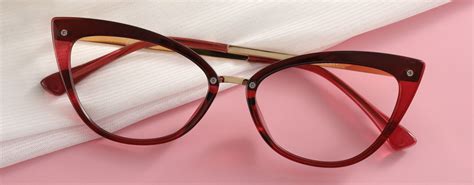 Red Glasses Frames and Red Eyewear