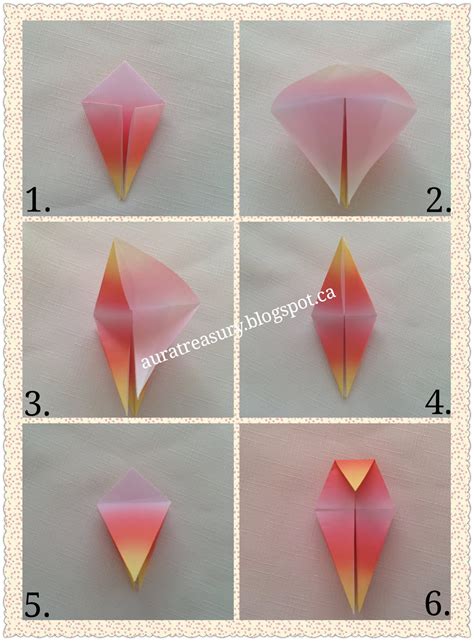 AuRa Treasury: DIY Valentine's Origami Flowers