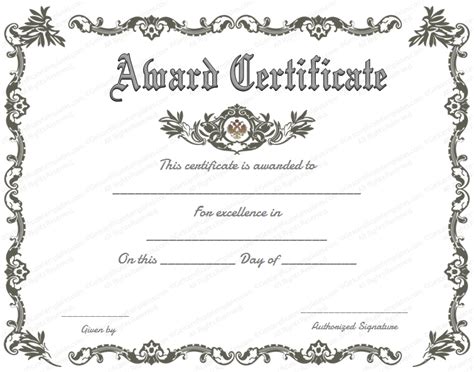 Fancy Certificate Template - 52+ Koleksi Gambar