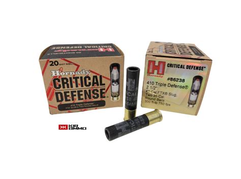 Hornady .410 Bore Critical Defense SAME DAY SHIPPING 2.5" FTX Slug ...