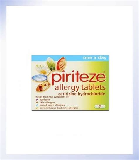 Piriteze Allergy 7 Tablets - Numark Pharmacy