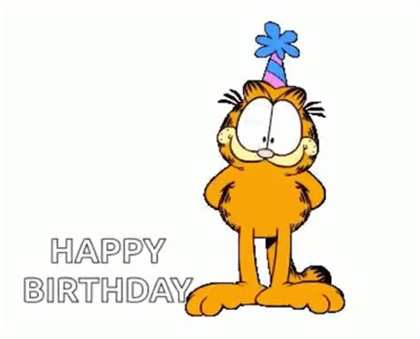 Happy Birthday Garfield GIF - HappyBirthday Garfield Celebrate ...