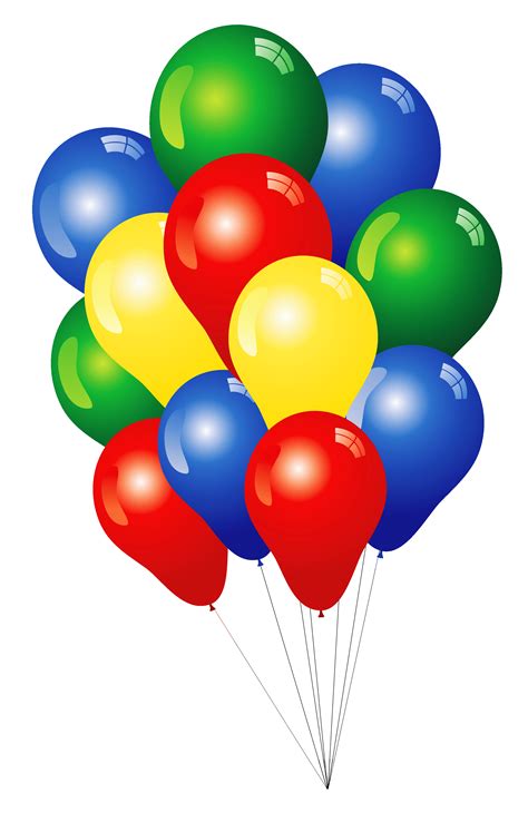 Happy Birthday Balloons Clipart | Free download on ClipArtMag