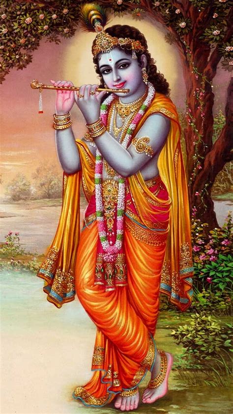 Lord Krishna With Flute Wallpapers