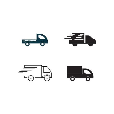 delivery truck logo vector illustration design template 9103847 Vector ...