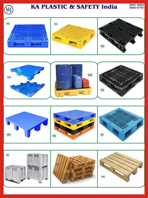 Reversible Plastic Pallets, For Material Handling, Capacity: Static ...