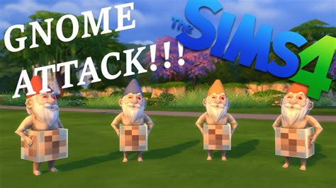 ATTACK OF THE GNOMES!!! The Sims 4 Seasons - YouTube