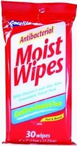 Amazon.com: Antibacterial Moist Wipes, Bulk Case of 24: Home & Kitchen