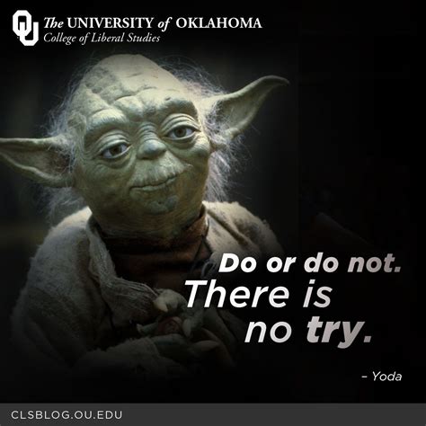 "Do or do not. There is no try." – Yoda #quotes #starwars | Yoda, Star ...