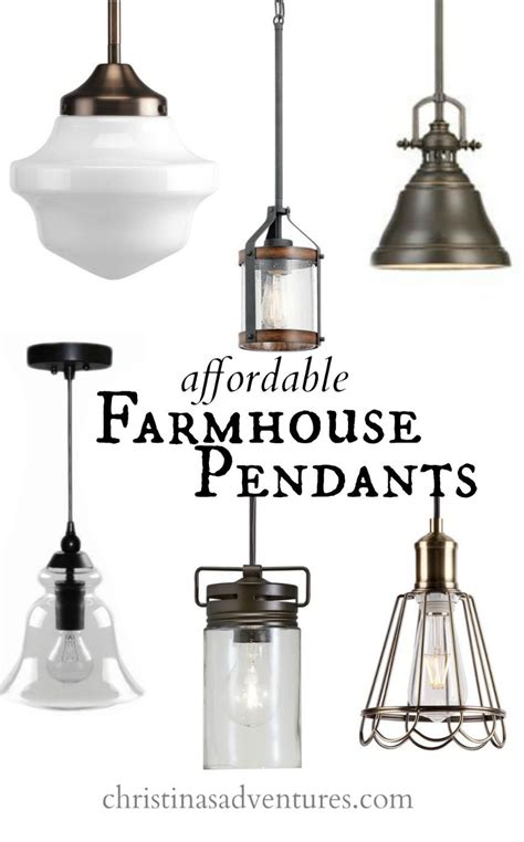 Farmhouse Style Pendant Lights - 25 Farmhouse Lighting Ideas For Warm ...