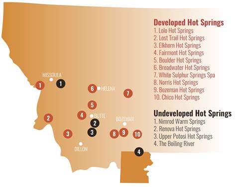 Montana Hot Springs Map – Verjaardag Vrouw 2020