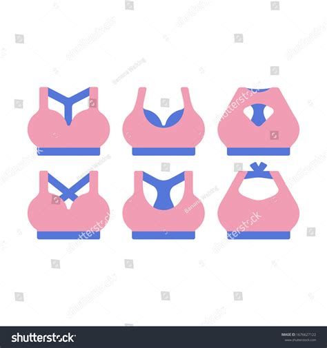 Vector Cartoon Illustration Womens Sports Bra Stock Vector (Royalty ...