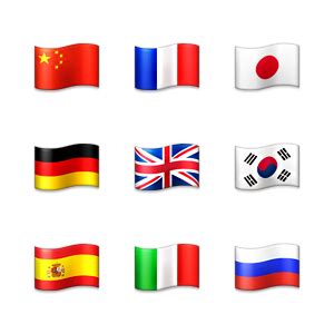 Emoji country flags and their codes