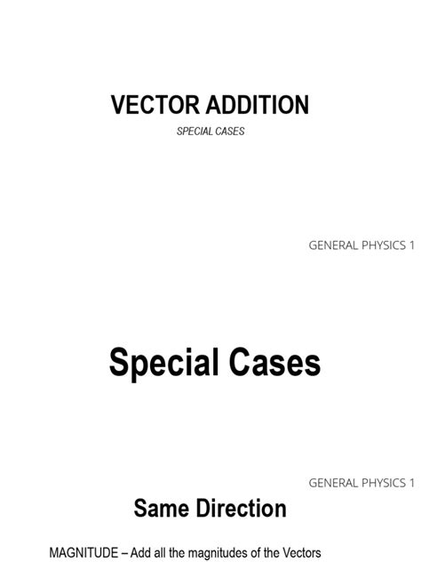 Vector Addition Part 2 | PDF