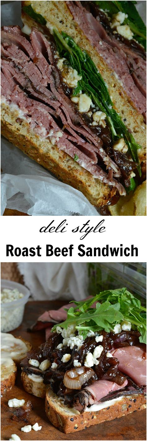 Deli Style Roast Beef Sandwich - WonkyWonderful