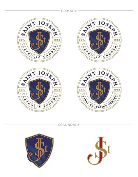 St Joseph's School Badges, School Logo, Creative Poster Design ...