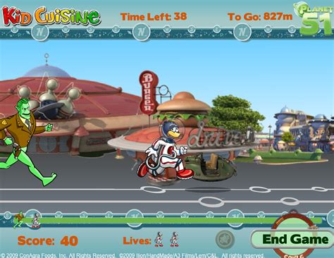 Kid Cuisine Planet 51 Rocket Ship Race - Play Online on Flash Museum 🕹️