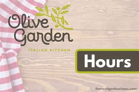 Olive Garden Hours: Today, Weekday, Weekend, and Holiday Schedule - The ...