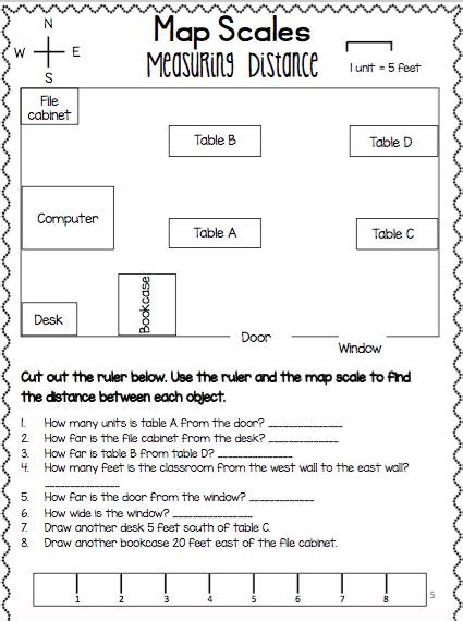 Using Map Scale Worksheets Worksheets For All | Free Worksheets Samples