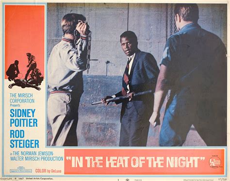 In the Heat of the Night Original 1967 U.S. Scene Card - Posteritati ...