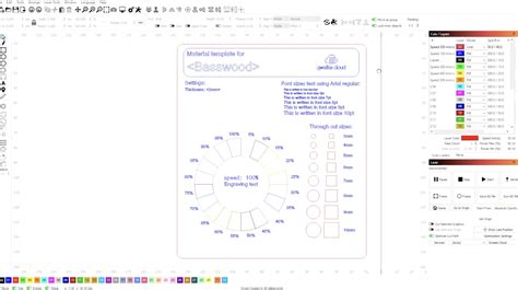 Test File In Lightburn - The DIY Life