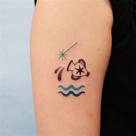 #Tattoos,aquarius tattoo Red Tattoos, Pretty Tattoos, Mini Tattoos ...