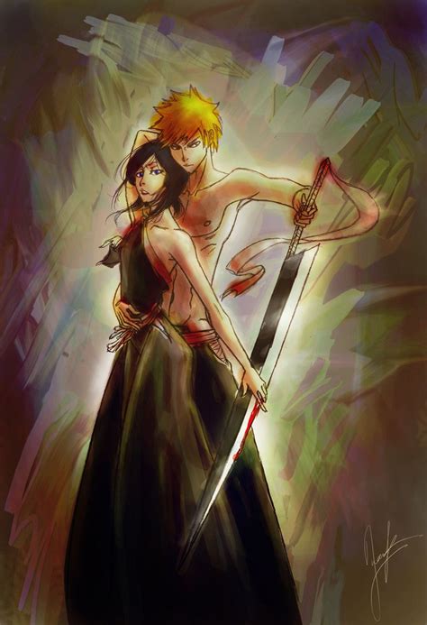 Ichiruki - bleach-ichigo-and-rukia Fan Art Manga Anime, Comic Manga ...