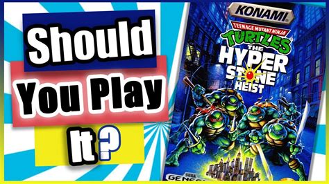 TMNT The HyperStone Heist (Sega Genesis) - Mega Drive Review - YouTube