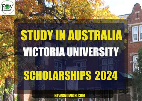 Study In Australia: Victoria University Scholarships 2024