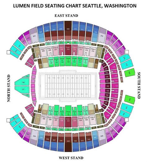 Lumen Field Seating Chart With Rows | Portal.posgradount.edu.pe