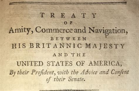 The Jay Treaty of 1794 – The Heritage Post