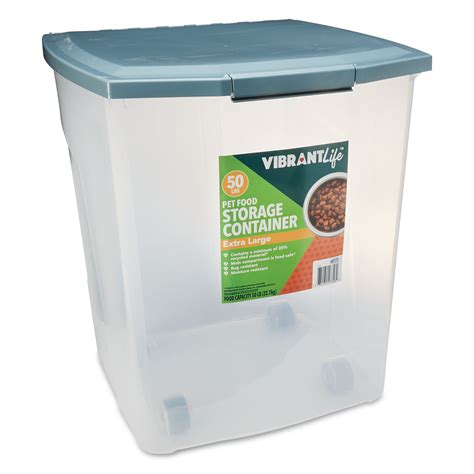 Vibrant Life Pet Food Storage Container, Extra-Large, 50 lb - Walmart.com