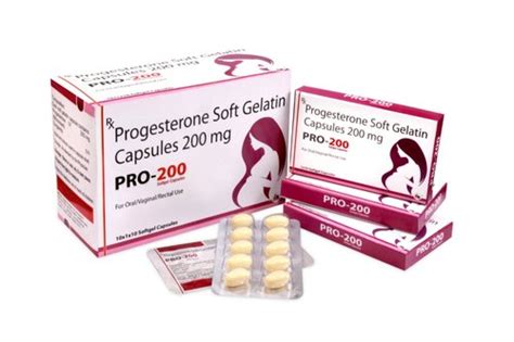 200 mg Progesterone Soft Gelatin Capsules, Packaging Type: Strip at Rs ...