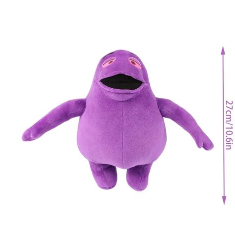 Grimace Shake Plush Toy Cartoon Game Figure Doll Soft - Temu