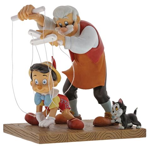 Enchanting Disney Little Wooden Head Pinocchio Figurine Merchandise ...