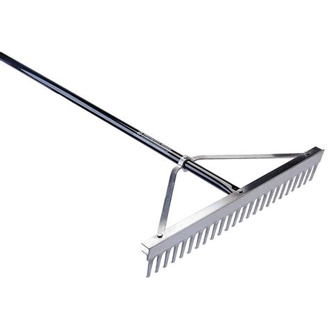 24 in. W x 66 in. L Professional Landscape Rake-10024 - The Home Depot