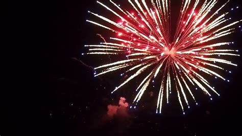 Holiday Fireworks in the Night Sky FullHD Stock Video Footage 00:30 SBV ...