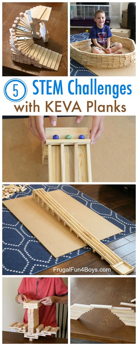 Five Engineering Challenges with KEVA Planks - Frugal Fun For Boys and ...