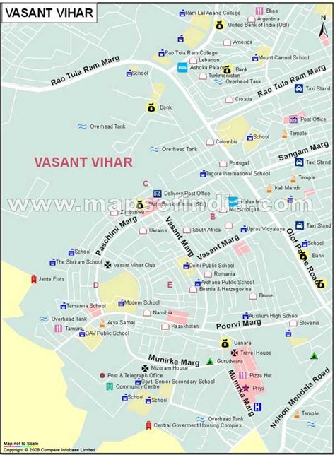 Vasant Vihar Map