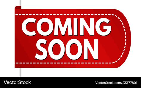 Coming soon banner design banner design Royalty Free Vector